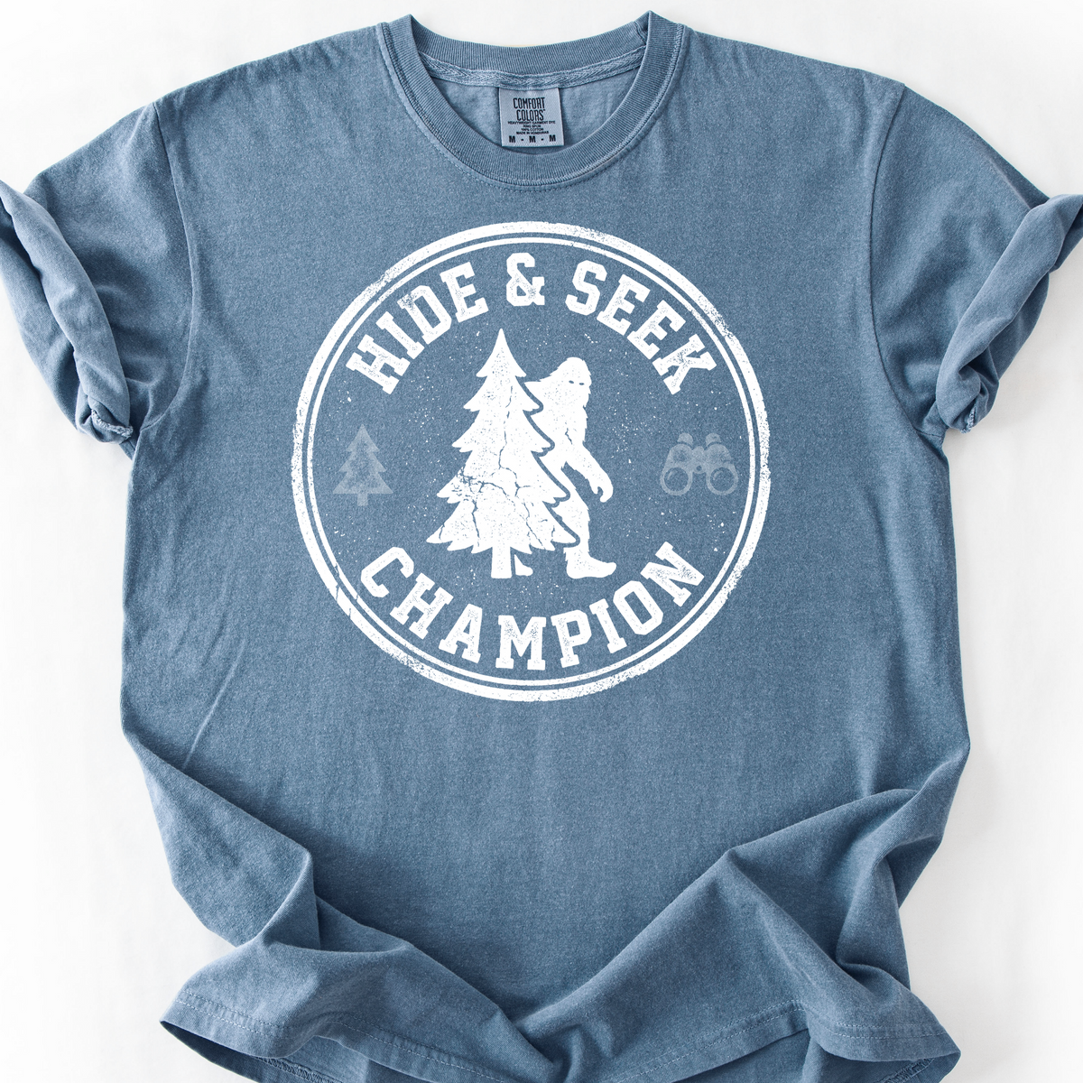 Hide And Seek Champion T-Shirt — Blue Jean