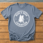 Hide And Seek Champion T-Shirt — Blue Jean