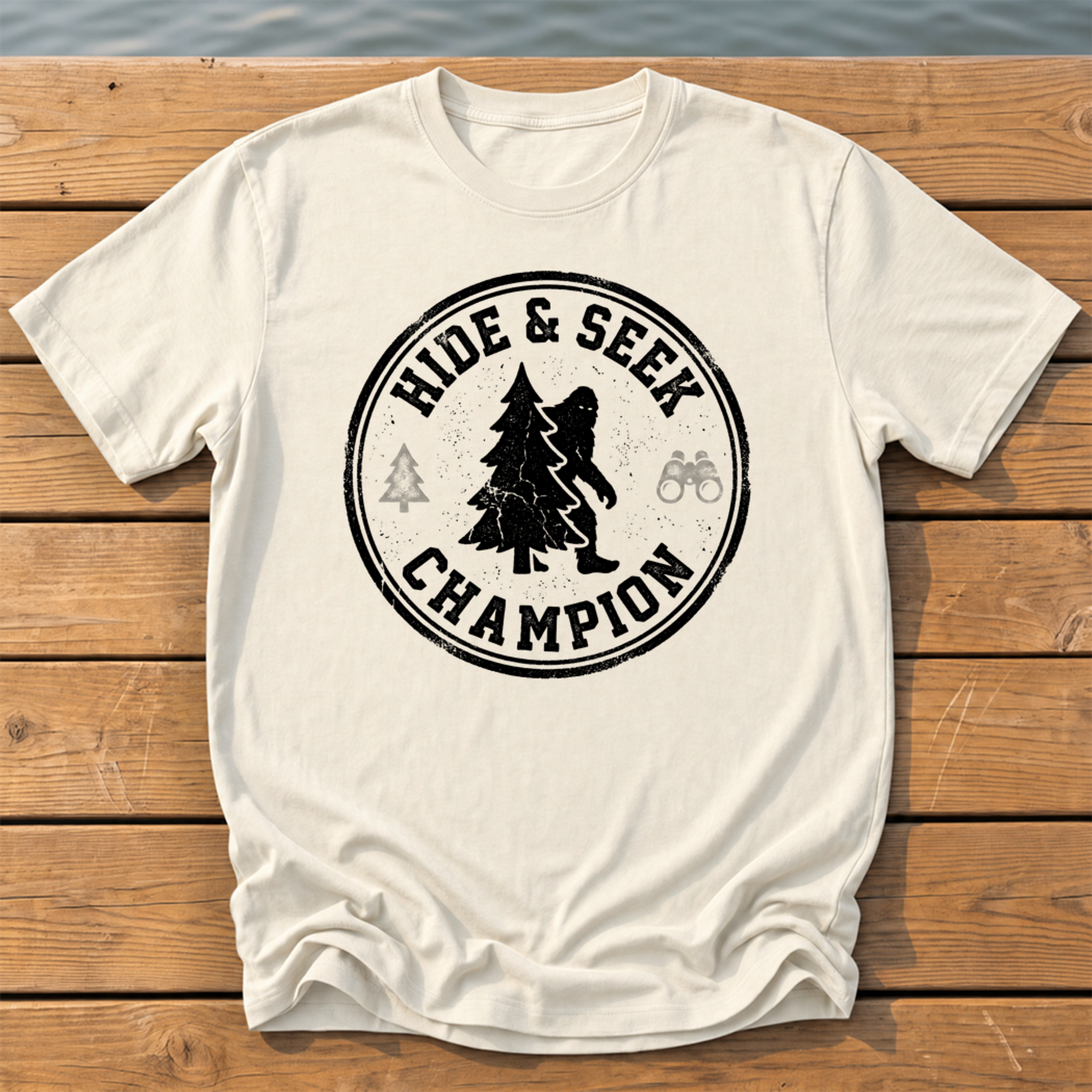 Hide And Seek Champion T-Shirt — Ivory