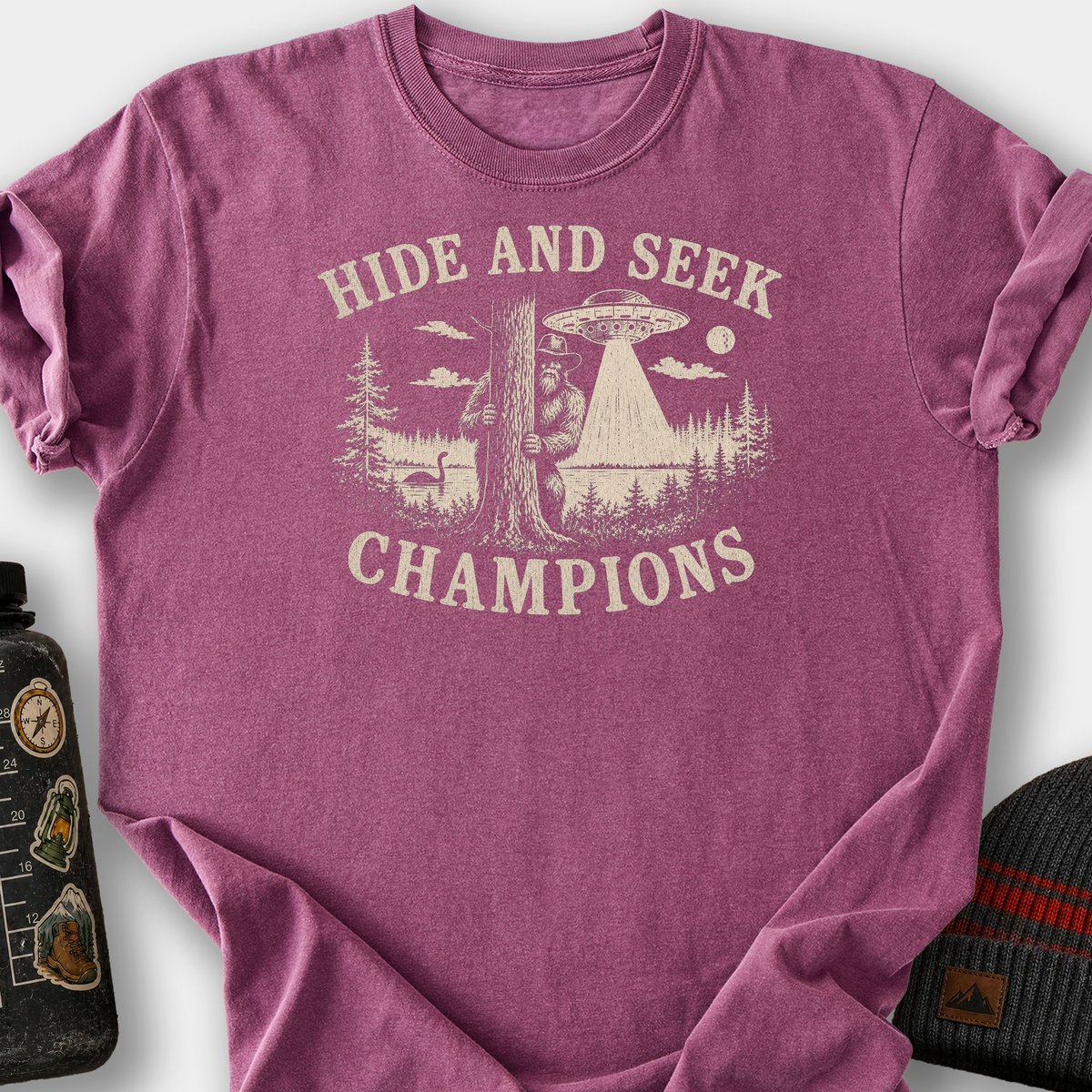 Hide and Seek Champions T-Shirt — Berry