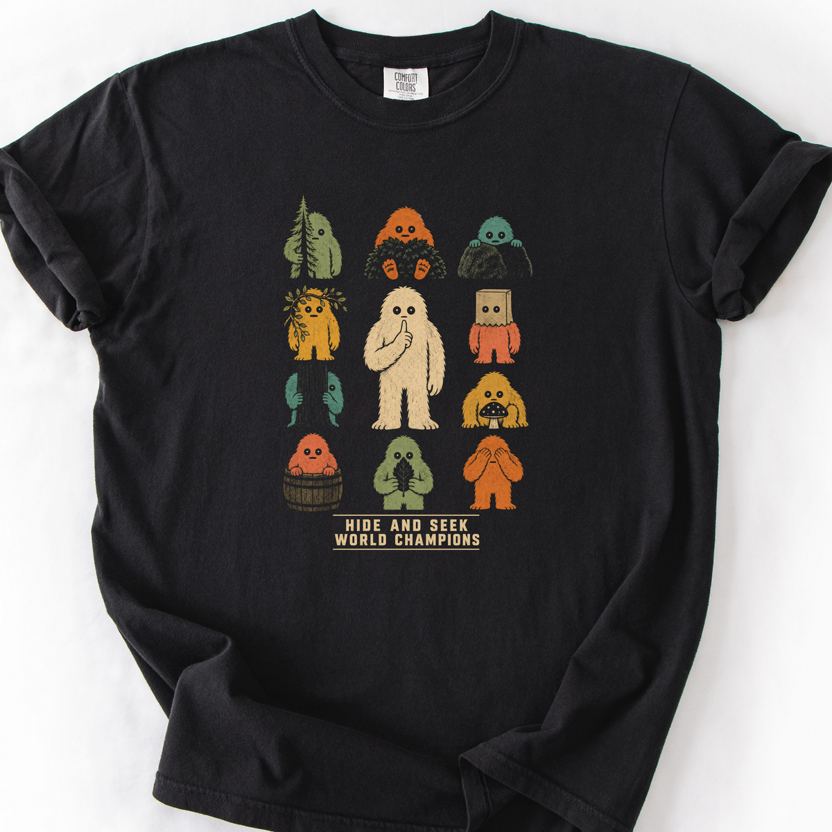 Hide And Seek World Champions T-Shirt — Black