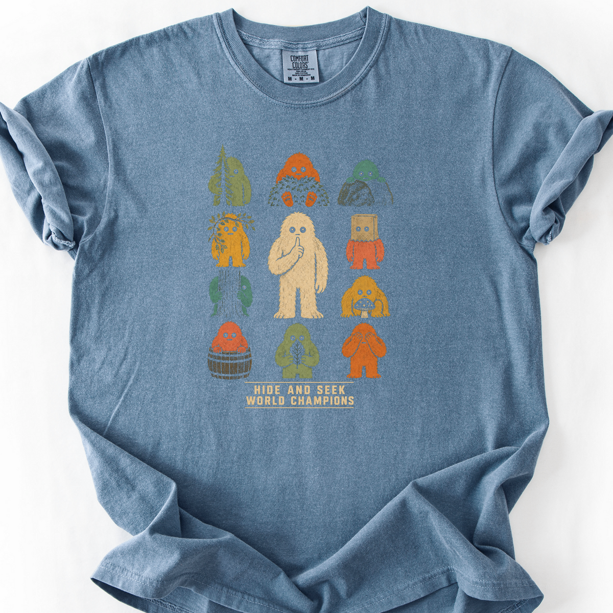 Hide And Seek World Champions T-Shirt — Blue Jean