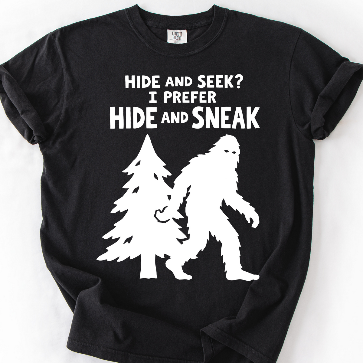 Hide And Sneak T-Shirt — Black