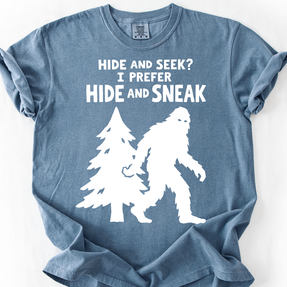 Hide And Sneak T-Shirt — Blue Jean