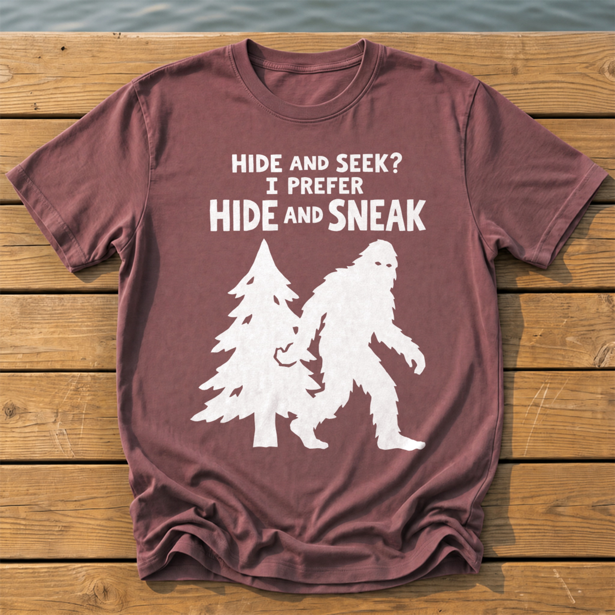 Hide And Sneak T-Shirt — Brick