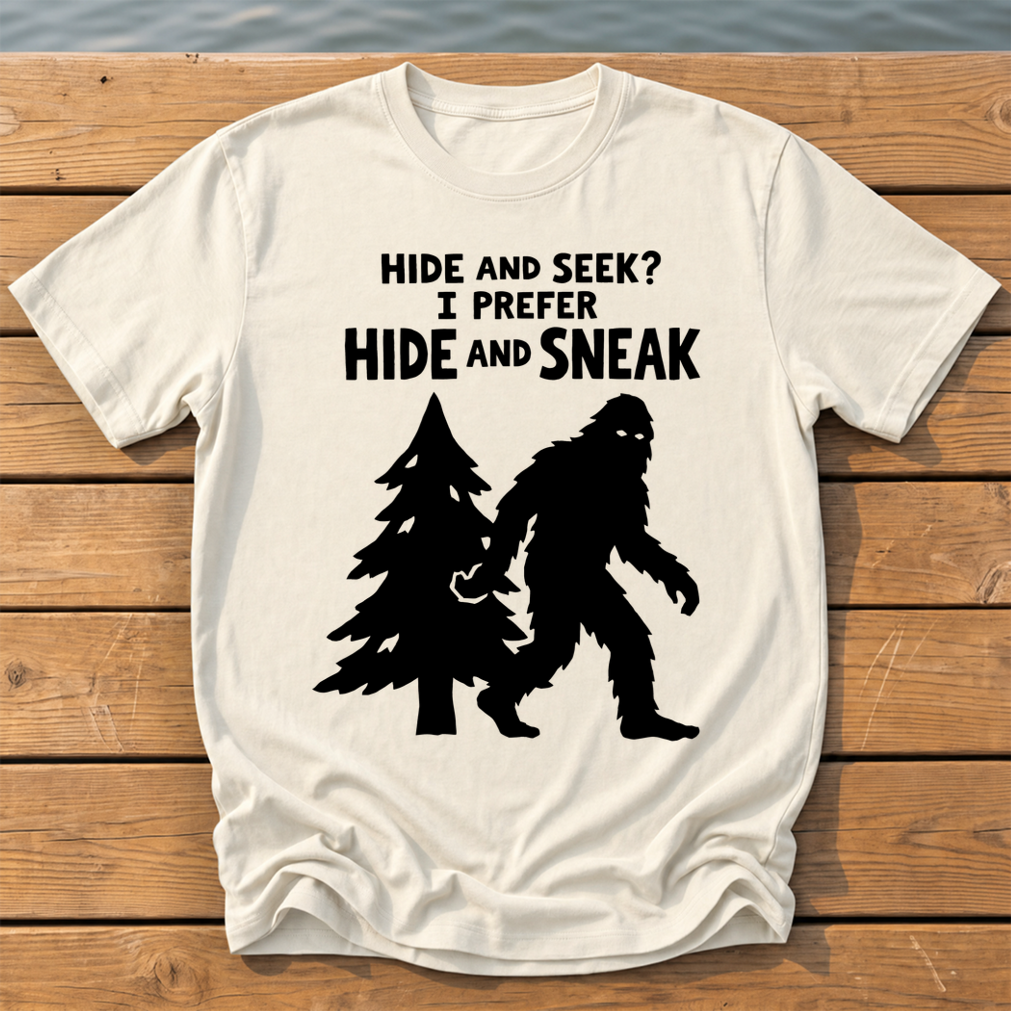 Hide And Sneak T-Shirt — Ivory