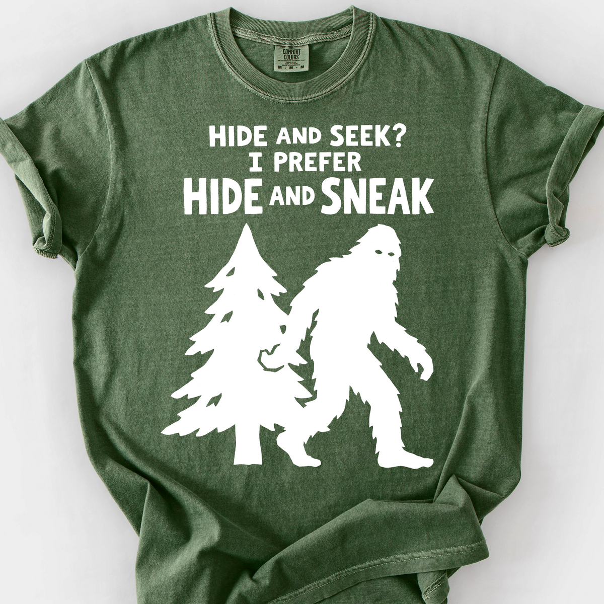 Hide And Sneak T-Shirt — Moss
