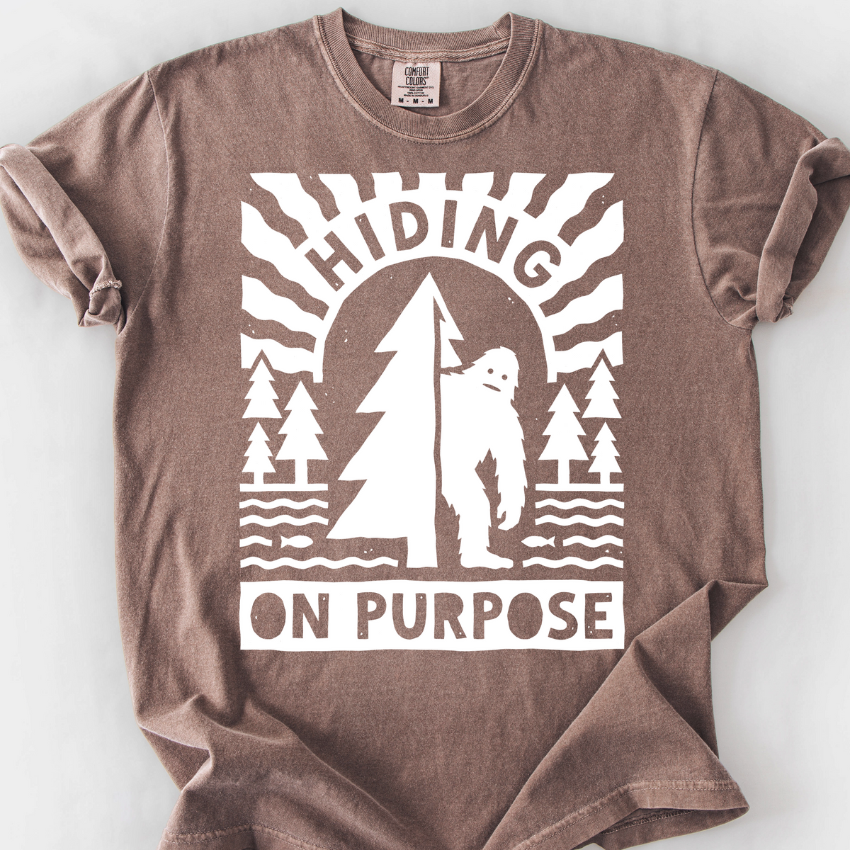 Hiding On Purpose T-Shirt — Espresso