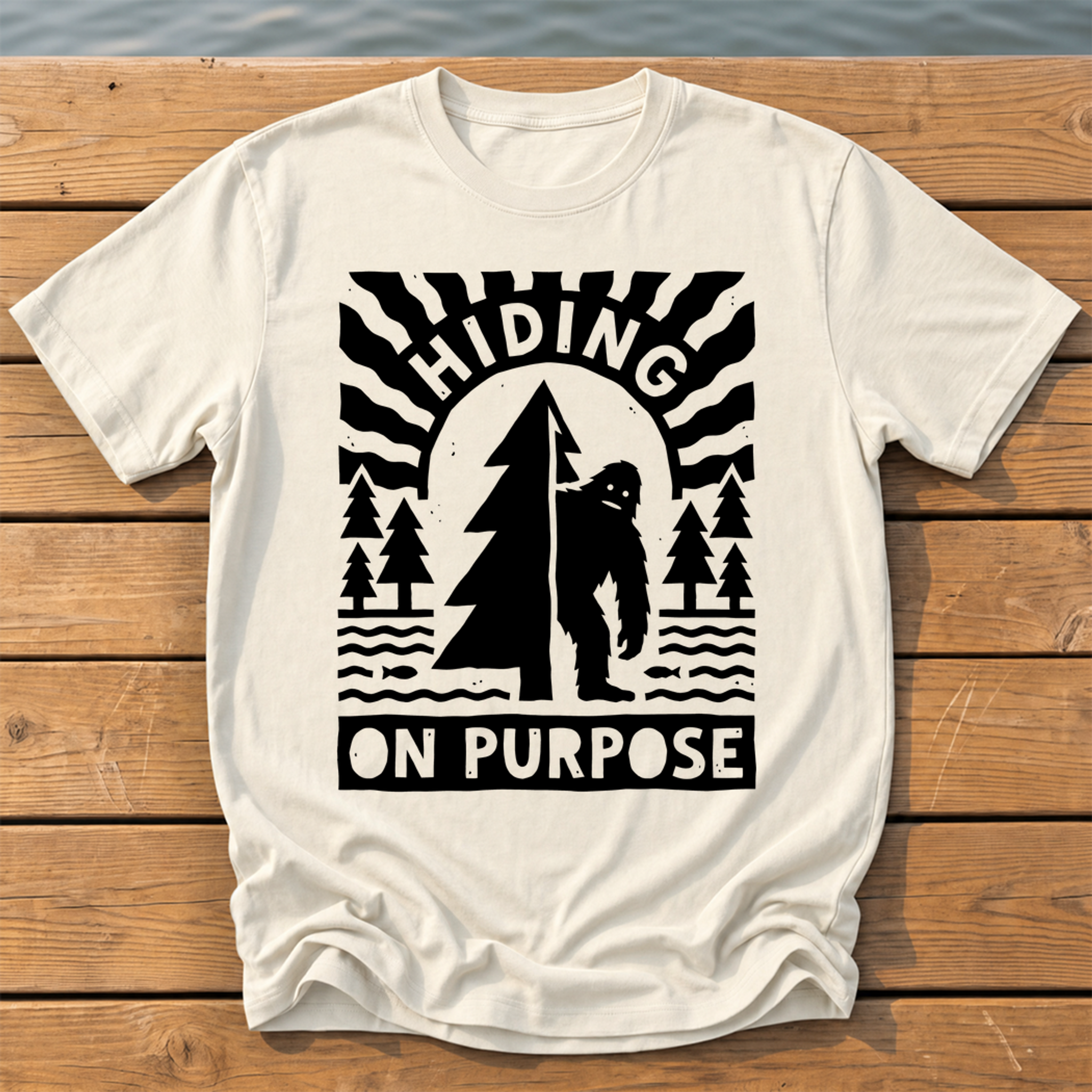 Hiding On Purpose T-Shirt — Ivory