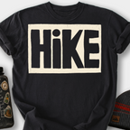 Hike (Block Letters) T-Shirt — Black
