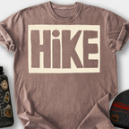 Hike (Block Letters) T-Shirt — Espresso