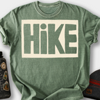 Hike (Block Letters) T-Shirt — Moss