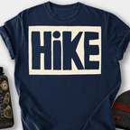 Hike (Block Letters) T-Shirt — Navy