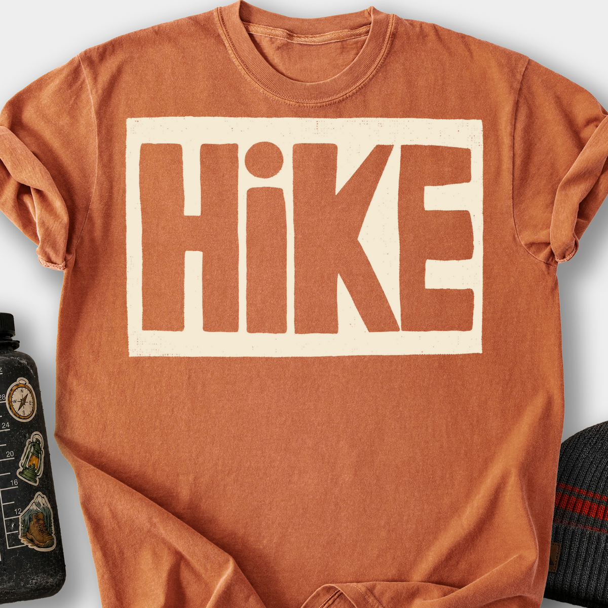 Hike (Block Letters) T-Shirt — Yam