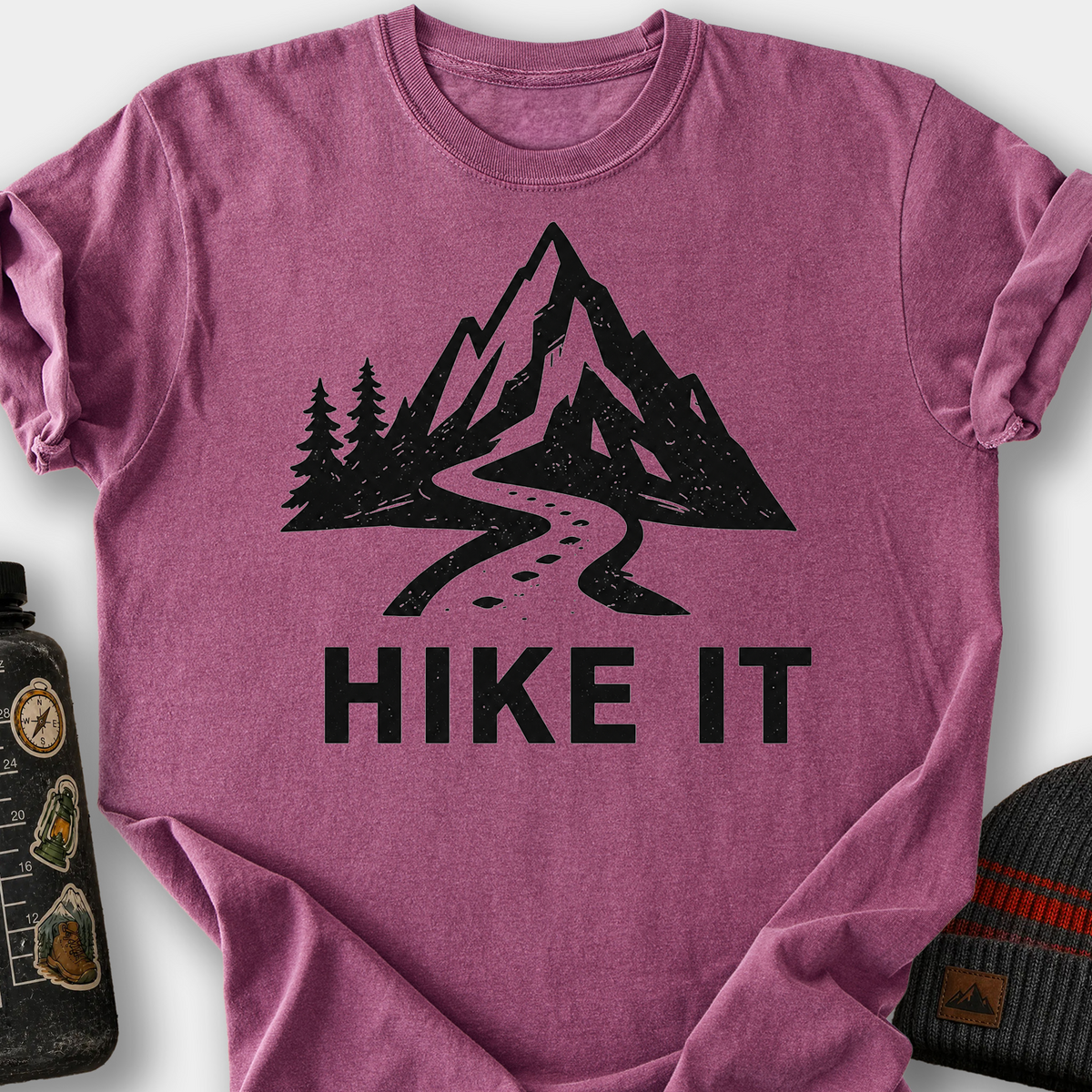 Hike It T-Shirt — Berry