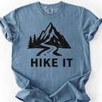 Hike It T-Shirt — Blue Jean