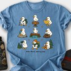 Hike More Worry Less T-Shirt — Blue Jean