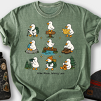 Hike More Worry Less T-Shirt — Moss