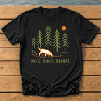 Hike Sniff Repeat T-Shirt — Black