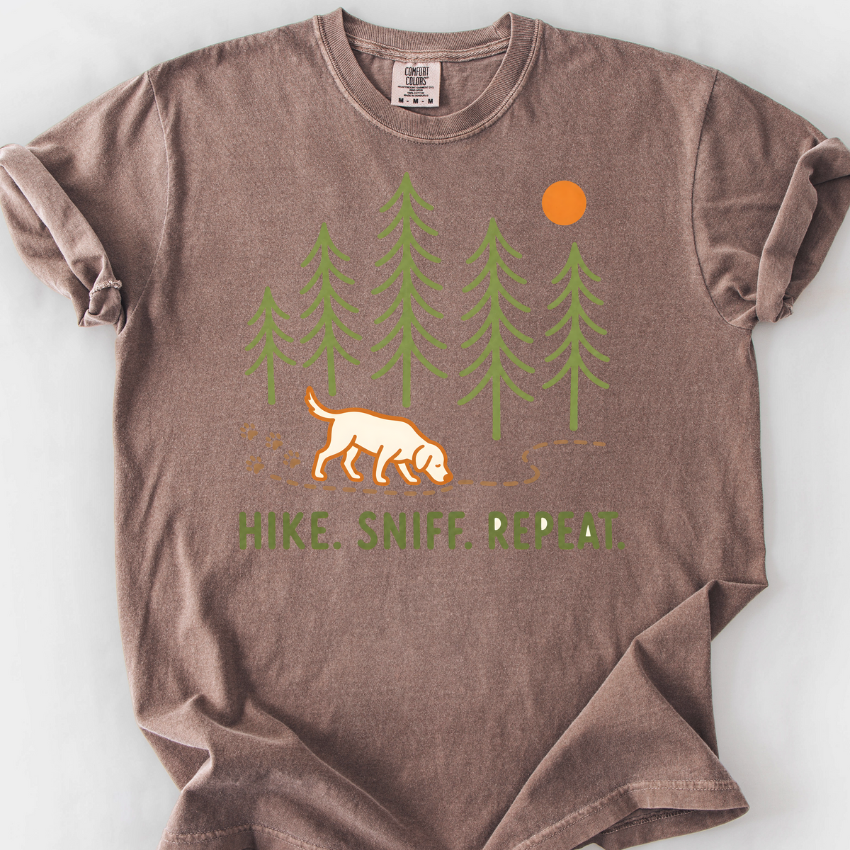 Hike Sniff Repeat T-Shirt — Espresso