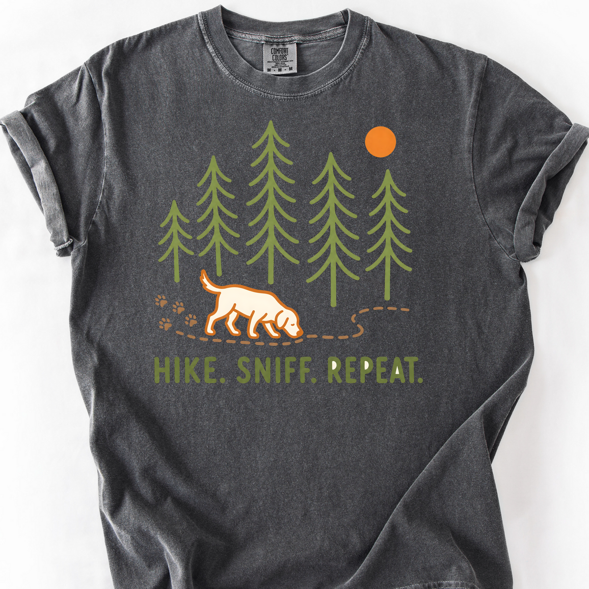 Hike Sniff Repeat T-Shirt — Pepper
