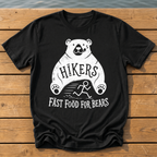 Hikers Fast Food T-Shirt — Black