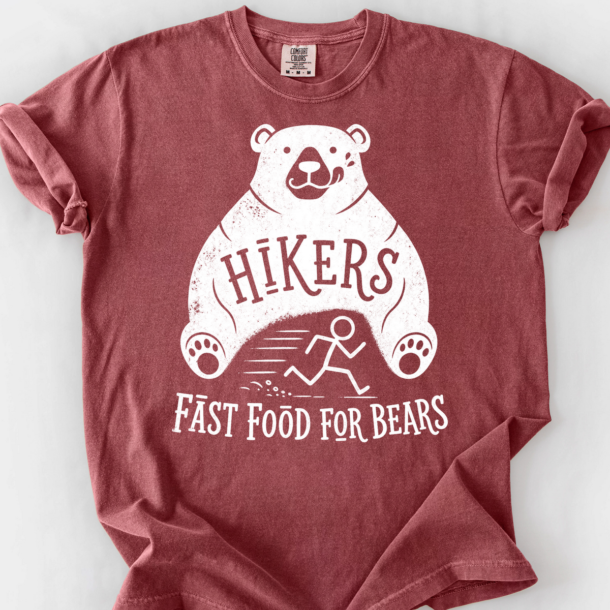 Hikers Fast Food T-Shirt — Brick