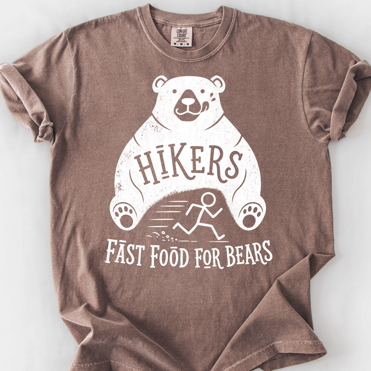 Hikers Fast Food T-Shirt — Espresso