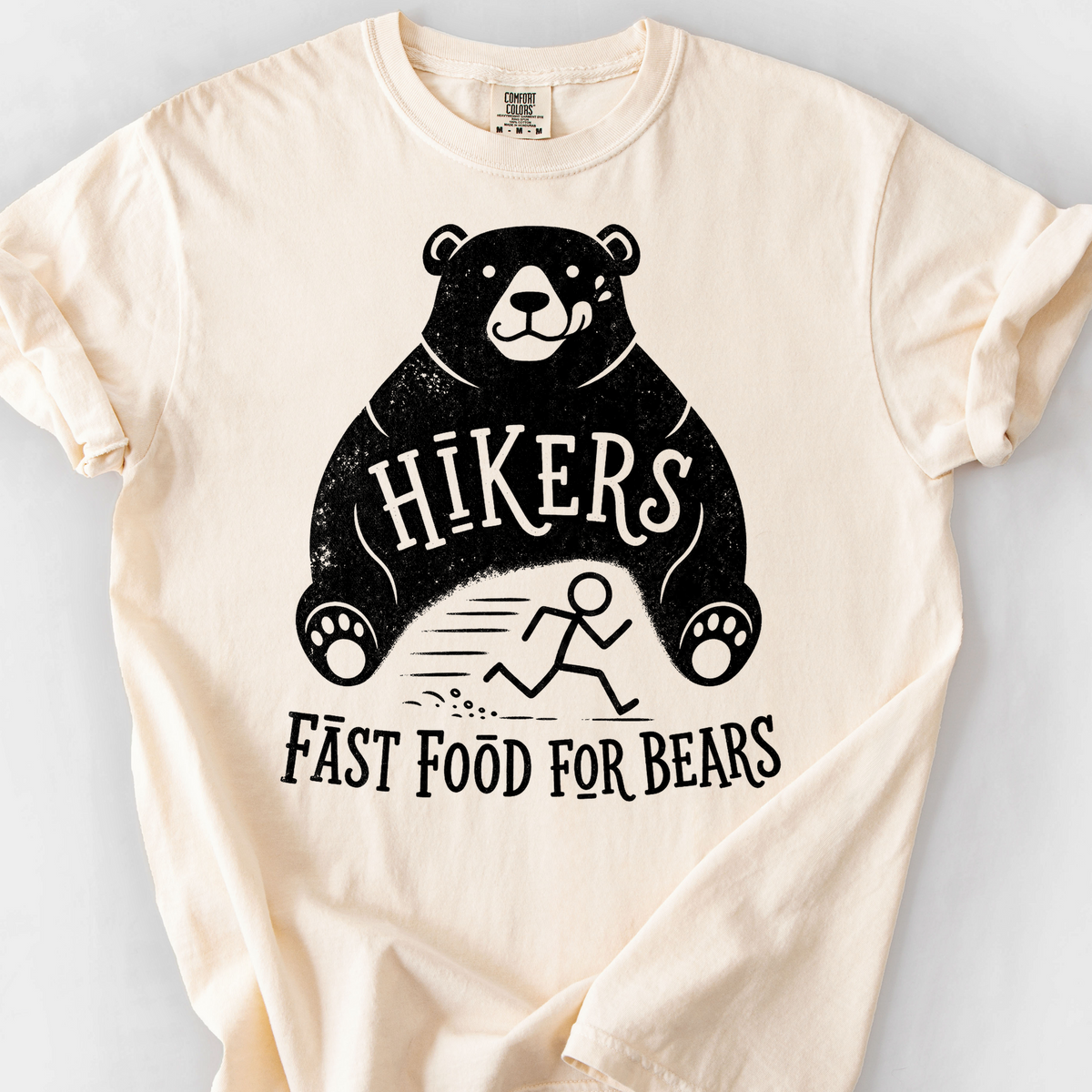 Hikers Fast Food T-Shirt — Ivory