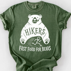 Hikers Fast Food T-Shirt — Moss