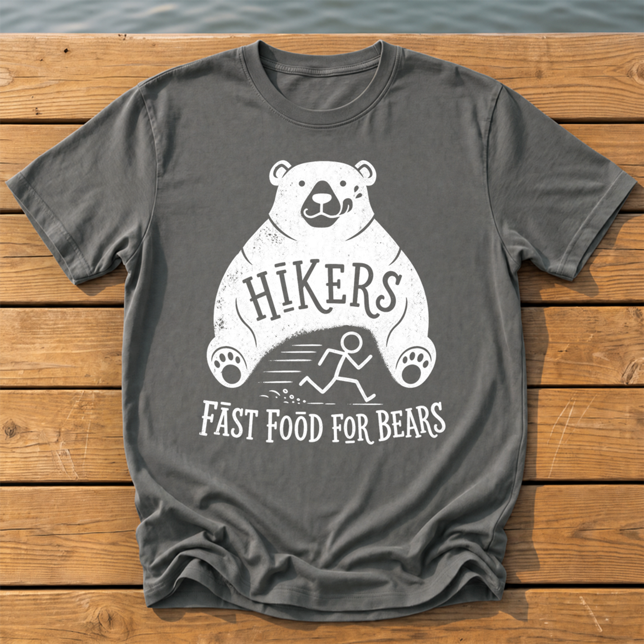 Hikers Fast Food T-Shirt — Pepper