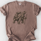 Hiking Tortoise T-Shirt — Espresso