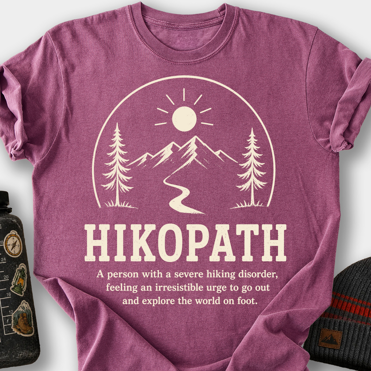 Hikopath T-Shirt — Berry