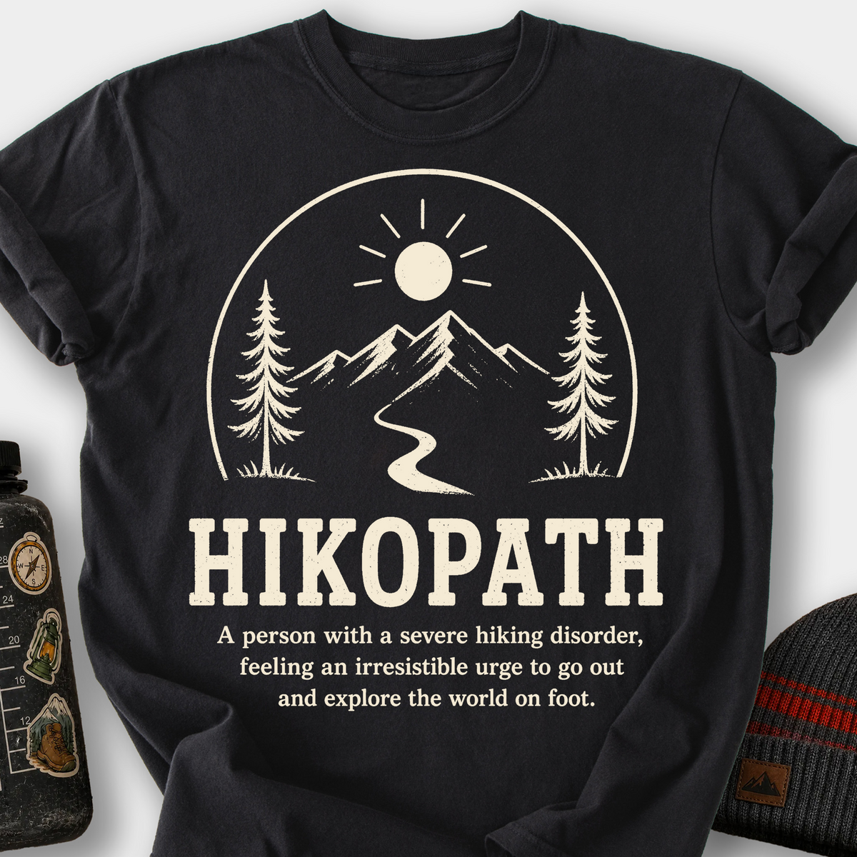 Hikopath T-Shirt — Black