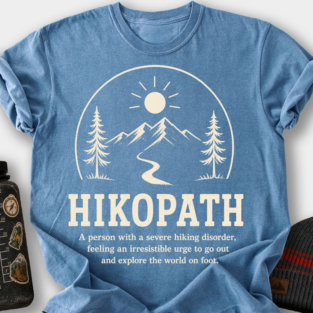 Hikopath T-Shirt — Blue Jean