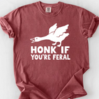 Honk If You're Feral T-Shirt — Brick