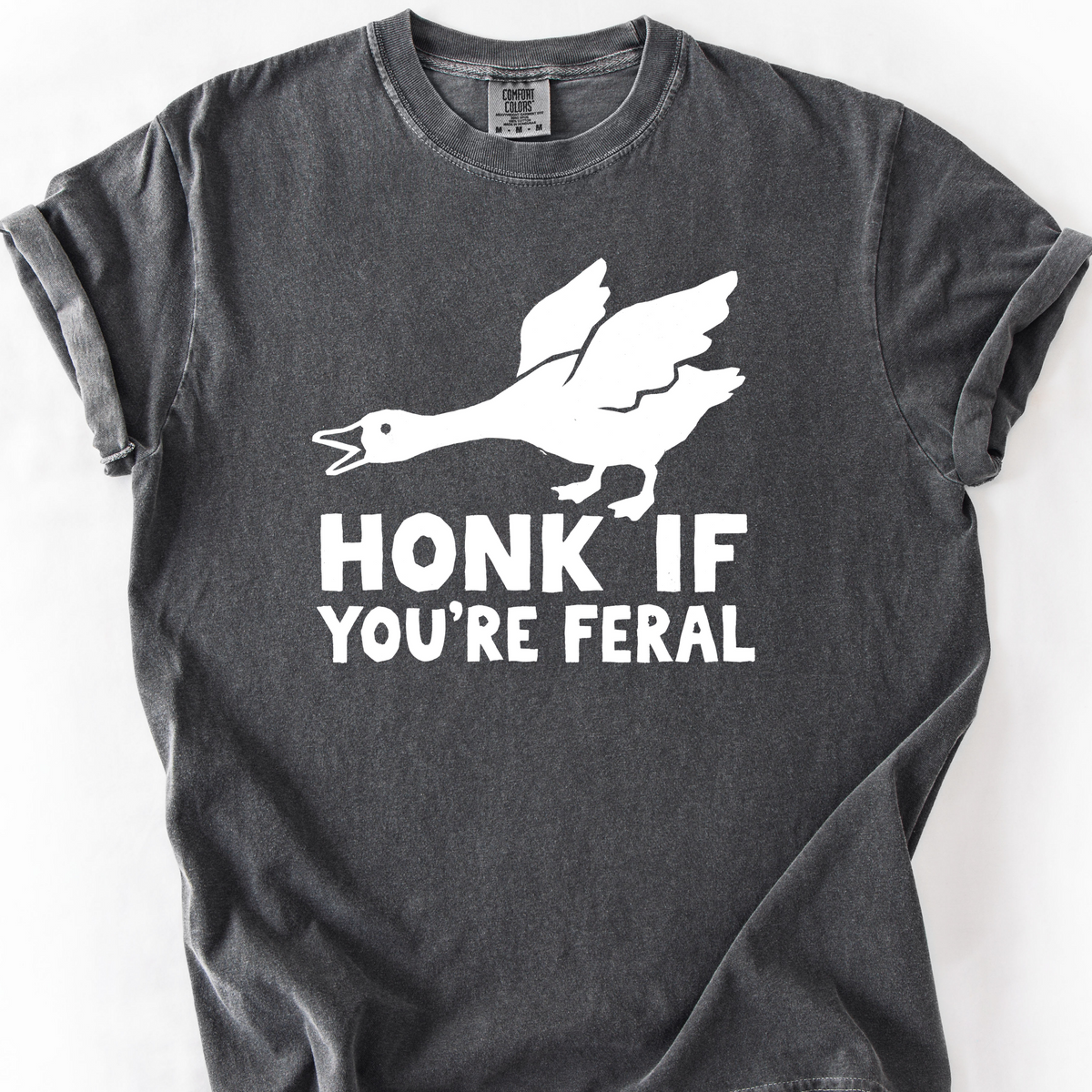 Honk If You're Feral T-Shirt — Pepper
