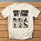How I Spend My Time T-Shirt — Ivory