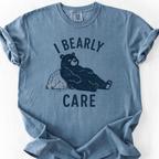 I Bearly Care T-Shirt — Blue Jean