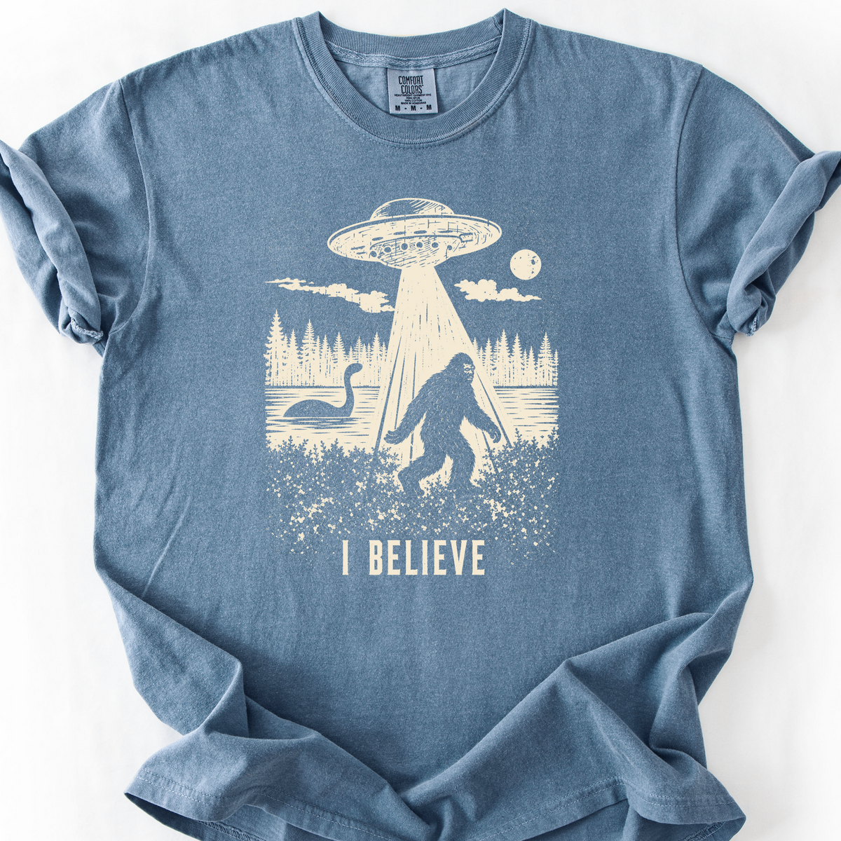 I Believe T-Shirt — Blue Jean