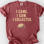 I Came I Saw I Collected T-Shirt — Brick