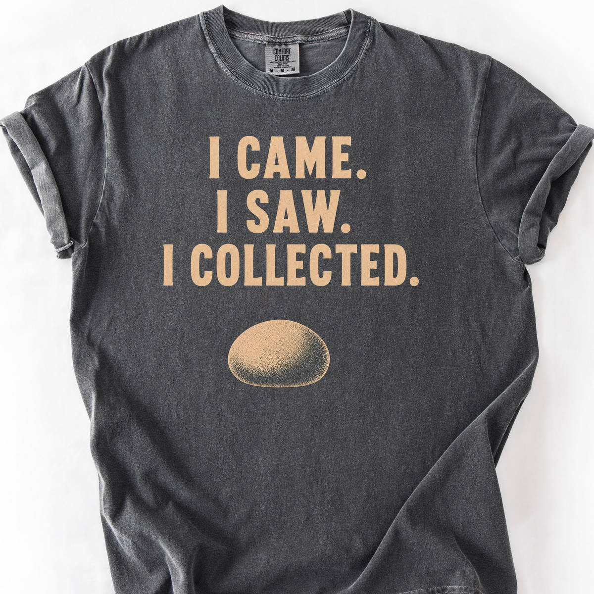 I Came I Saw I Collected T-Shirt — Pepper