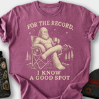 I Know A Good Spot T-Shirt — Berry