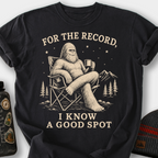 I Know A Good Spot T-Shirt — Black