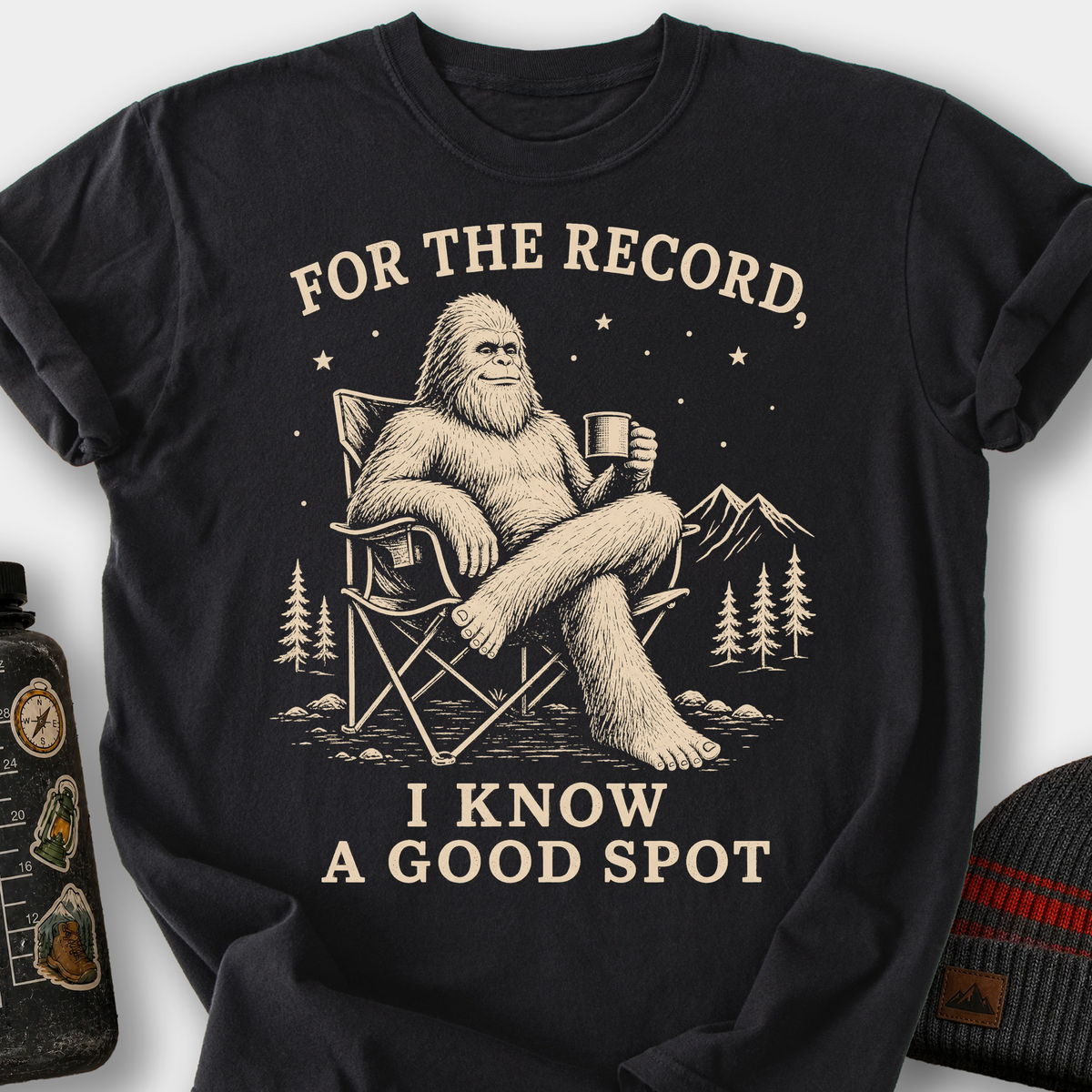 I Know A Good Spot T-Shirt — Black