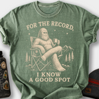 I Know A Good Spot T-Shirt — Moss