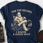 I Know A Good Spot T-Shirt — Navy
