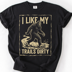 I Like My Trails Dirty T-Shirt — Black