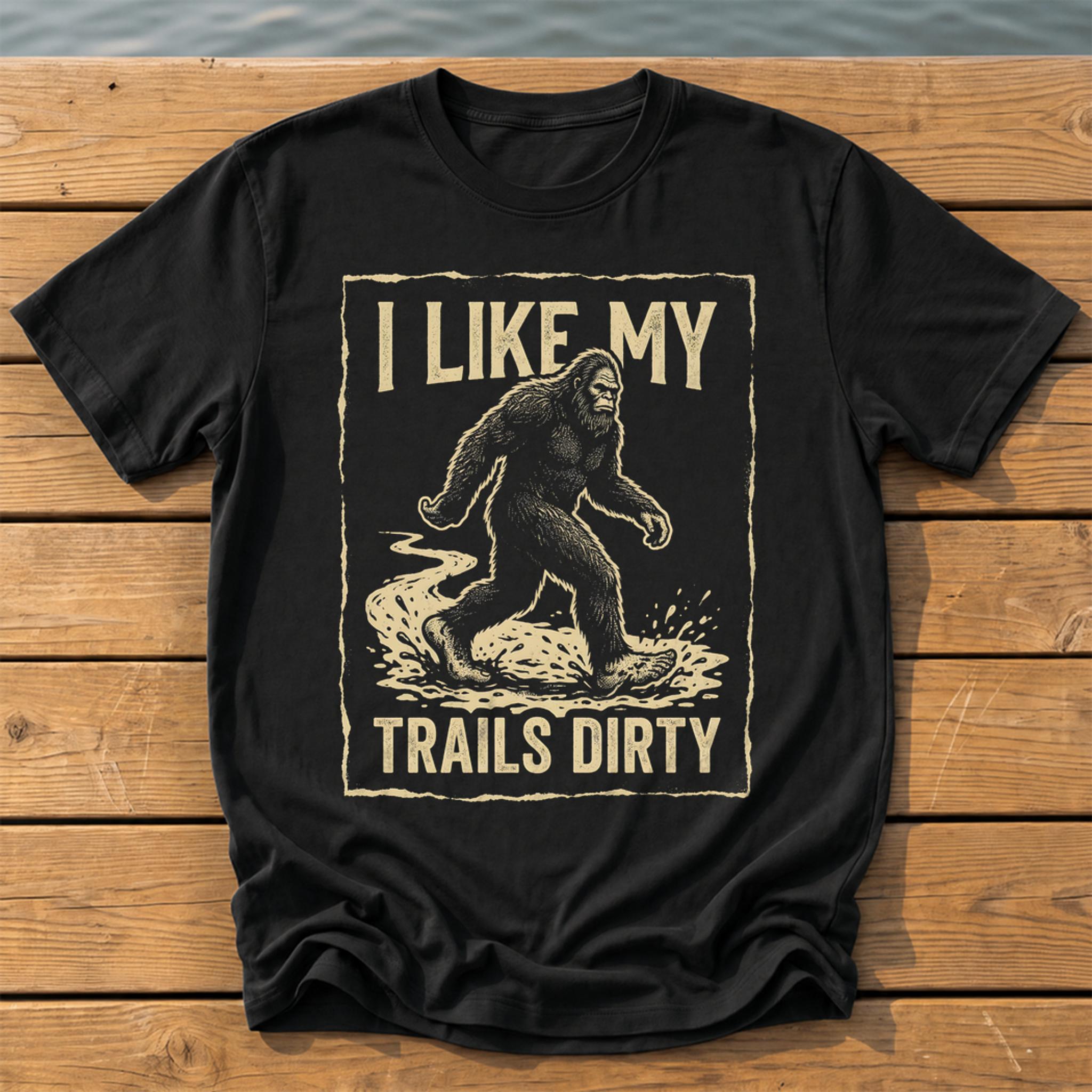 I Like My Trails Dirty T-Shirt — Black