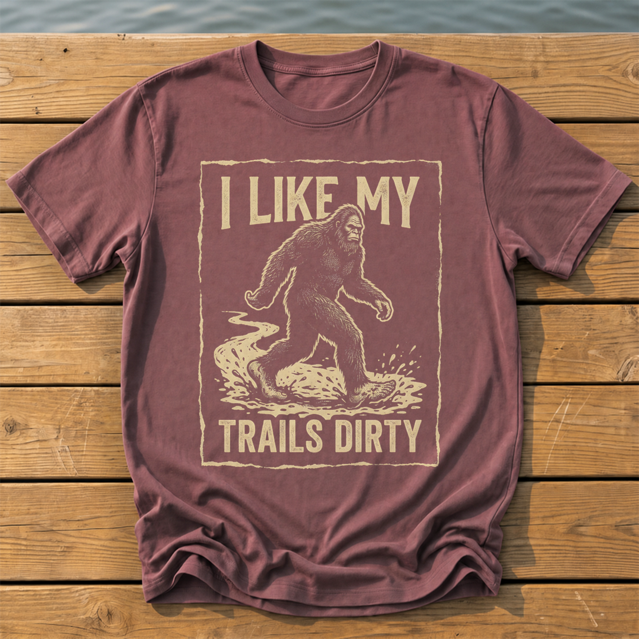 I Like My Trails Dirty T-Shirt — Brick